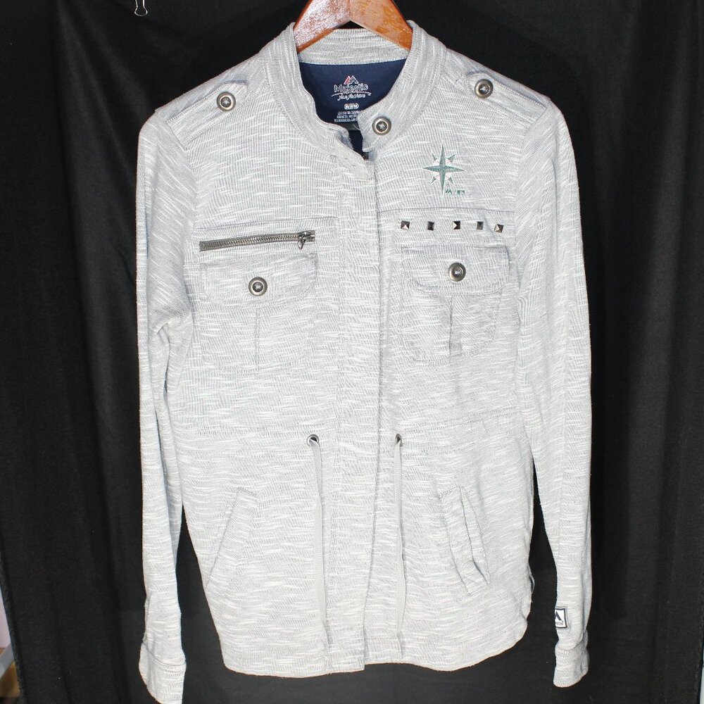 Majestic Light Gray Women's Military-Style Jacket